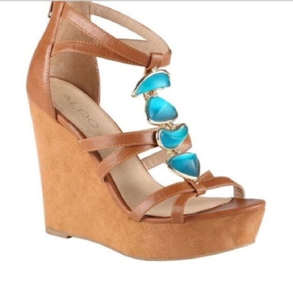 NWT Aldo Ingeborg wedge sandals